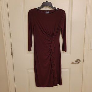 Maroon Cocktail Dress